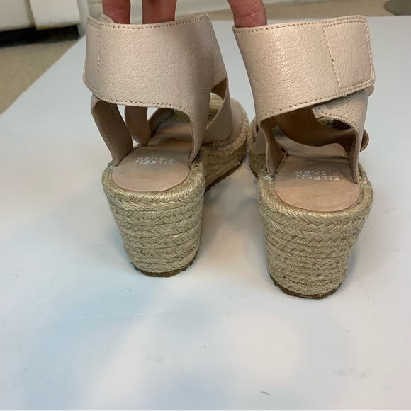 Eileen Fisher Willow 3 Nude Espadrilles - Sz 6 - Picture 5 of 8